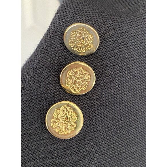 Oleg Cassini Black Blazer Men's Single Breasted 2 Button Vintage USA Union Made - Picture 5 of 11